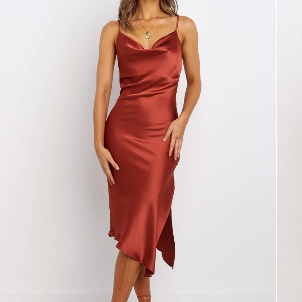 Petal & Pup CYPRUS DRESS - RUST